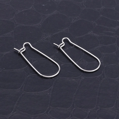 Ganchos Para Pendientes De Acero Inoxidable Kidney Fornituras Geométrico Ovalado Suministros De Joyería DIY Para Mujeres