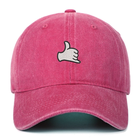 Casquette De Baseball En Coton Lavé Avec Broderie Shaka Vintage Distressed Dad Hat Réglable Décontracté Plein Air Unisexe