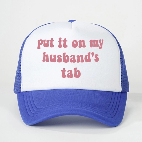 Cappello Trucker Da Donna Mesh Traspirante Berretto Da Baseball Cotone Slogan Lettera Stampa Regolabile Parasole Moda Esterna