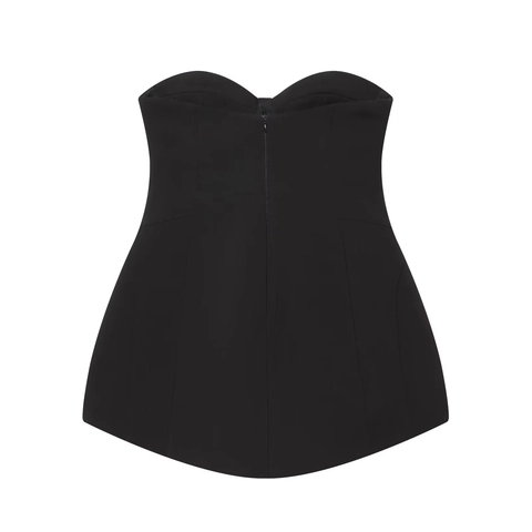 Vestido Mini Palabra De Honor Mujer Poliéster Flor De Malla 3D Color Contrastado Elegante Sin Mangas Sexy Línea A Cremallera