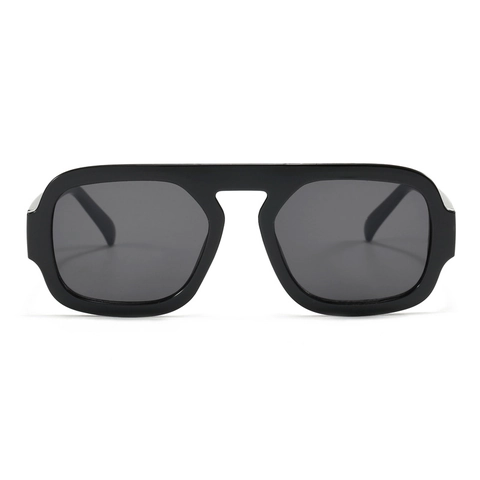 Gafas De Sol Cuadradas Retro Montura De Plástico Lente AC Protección UV Gafas De Moda Sobredimensionadas Para Hombres Mujeres Viajes Al Aire Libre