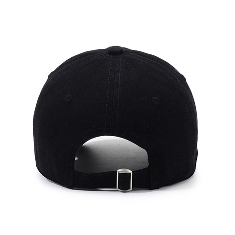 Washed Cotton Baseball Cap Retro Vintage Streetwear Unisex Sun Protection Adjustable Peaked Hat With Letter Embroidery