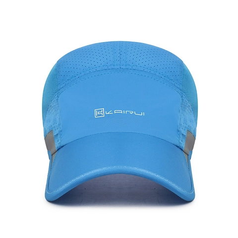 Cappellino Da Baseball Asciugatura Rapida Mesh Traspirante Cappello Da Corsa Esterno Con Elementi Riflettenti Poliestere Sportivo
