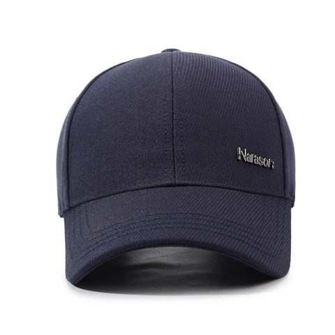 Gorra De Béisbol De Sarga De Algodón Visera Curva Hebilla De Metal Ajustable Protección Solar Deporte Para Hombres