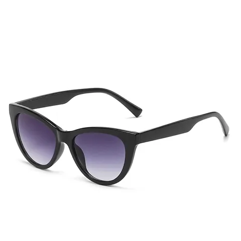 Occhiali Da Sole Vintage Gatto Montatura In Plastica Lenti Sfumate Protezione UV Viaggio Moda Chic Per Donna