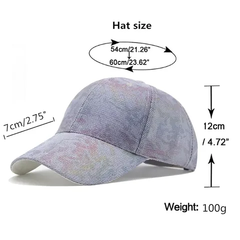 Baseball Cap Breathable Mesh Camouflage Pattern Summer Outdoor Sports Sun Protection Hat Adjustable Snapback Unisex