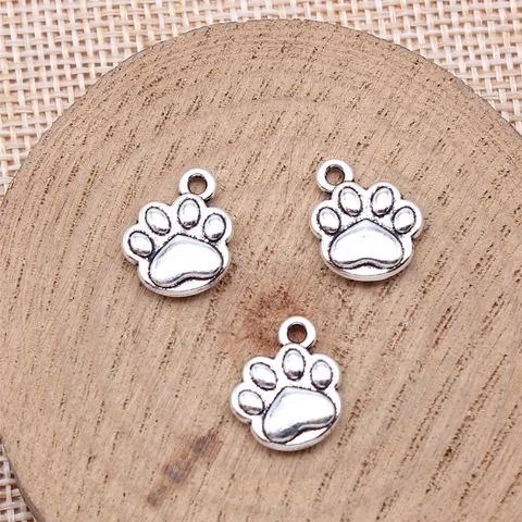 Ciondoli Impronta Di Animale In Lega Per Creazione Gioielli DIY Zampa Di Cane Gatto Per Collane Braccialetti Novità