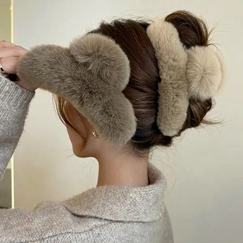 Grandi Mollette Per Capelli Presa Forte Opaco Acrilico Geometrico Antiscivolo Per Capelli Folti Stile Francese Accessori Capelli Donna