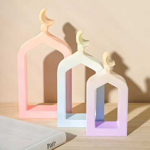 Bogentür Silikonform Islamischer Ramadan Stil Mond Für DIY Harzguss Kerzenherstellung Gips Ornament Basteln