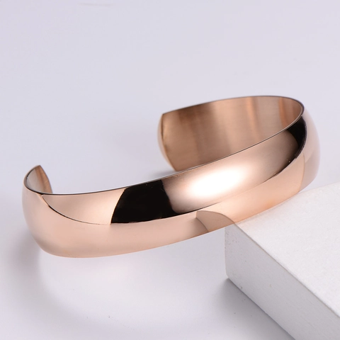 Μινιμαλιστικό Βραχιόλι Mobius Ring Από Ανοξείδωτο Ατσάλι 316L Επιχρυσωμένο 18K Γυαλισμένο Κόσμημα Για Γυναίκες Άνδρες