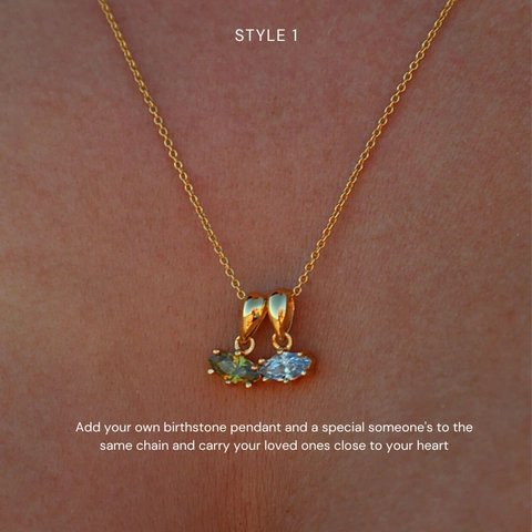 Collana Con Pendente Pietra Portafortuna Marquise Rame Placcato Oro Zirconia Gioielli Moda Donne