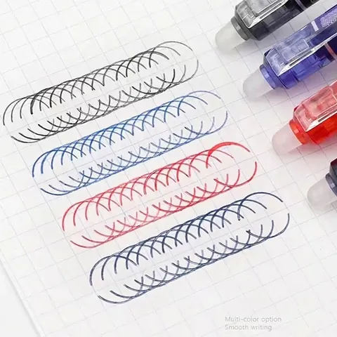 Erasable Gel Pens Retractable Heat Sensitive Ink Multi Color Plastic Writing Stationery For School Office Students