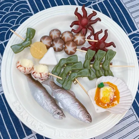 Pinzas Para El Pelo De Simulación De Comida Divertidas Realistas Resina Verduras Mariscos Brochetas Novedad Horquillas