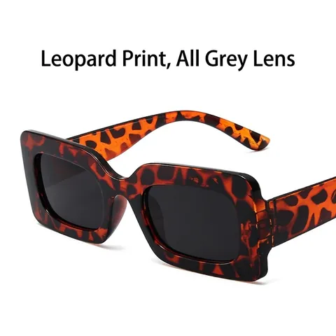Retro Square Sunglasses PC Frame UV400 Protection Fashion Jelly Color Y2K Eyewear For Men Women