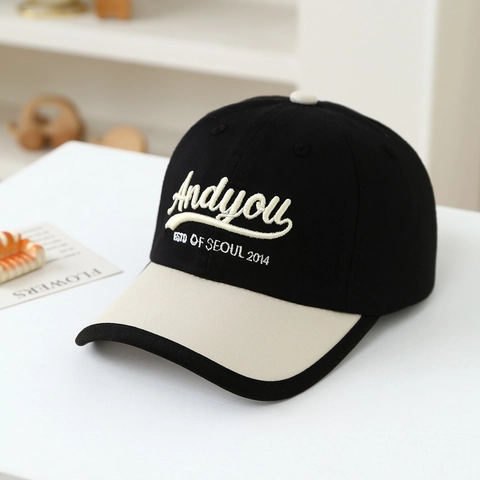 Cappello da Baseball per Bambini con Lettera Ricamata Andyou Seoul 2014 Cappello a Contrasto di Colore per Ragazzi Ragazze Parasole