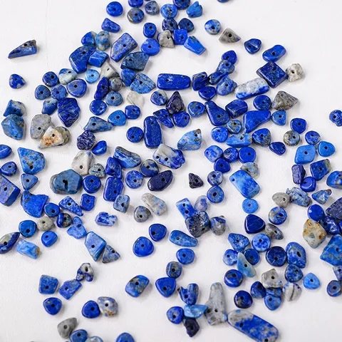 Natural Crystal Chips Beads Irregular Drilled Gemstone Stones For DIY Jewelry Making Crafts Amethyst Rose Quartz