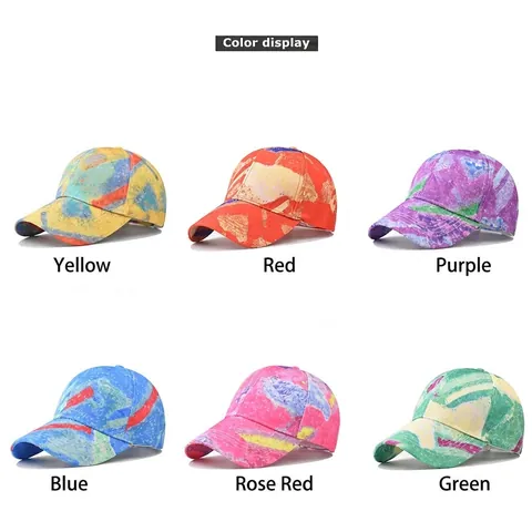 Cappello Da Baseball Con Stampa Graffiti Astratta Cotone Regolabile Cappello Da Sole All'aperto