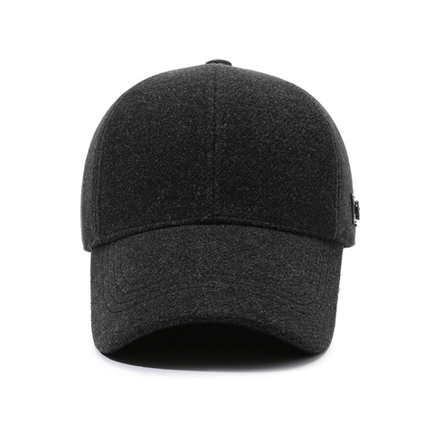 Cappello Da Baseball Invernale Da Uomo In Lana Termico Ispessito Antivento Regolabile Con Paraorecchie