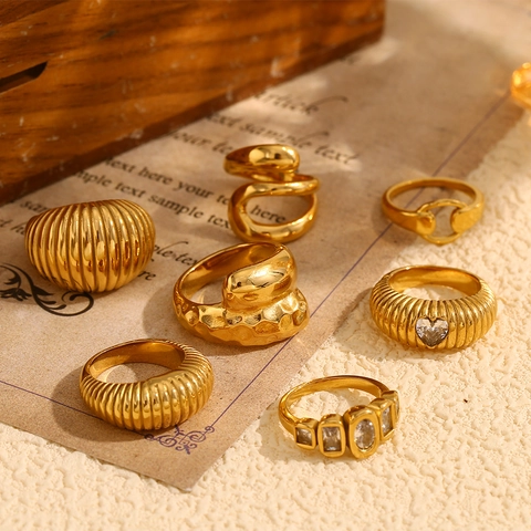 Gold Plated Rings