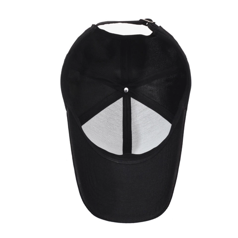 Men Baseball Cap Adjustable Sun Protection Outdoor Sports Hat Breathable Casual Solid Color Curved Brim Sports Embroidery
