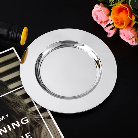 Stainless Steel Dinner Plates