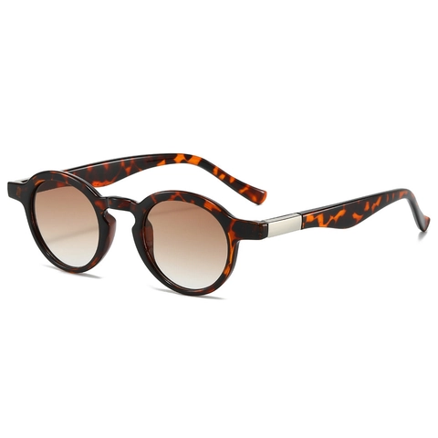 Occhiali Da Sole Rotondi Retro Lenti AC Montatura PC Cerniera In Metallo Moda All Aperto Protezione Per Uomini E Donne