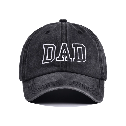 Washed Cotton Baseball Cap Set Dad Mama Mini Stickerei Verstellbar Vintage Sonnenschutz Eltern Kind Matching Kopfbedeckung