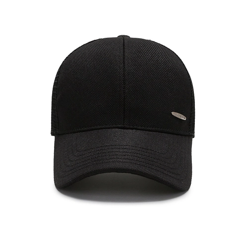 Casquette Trucker En Maille Pour Hommes Respirante Polyester Baseball Protection Solaire Extérieur Ajustable Snapback Métal