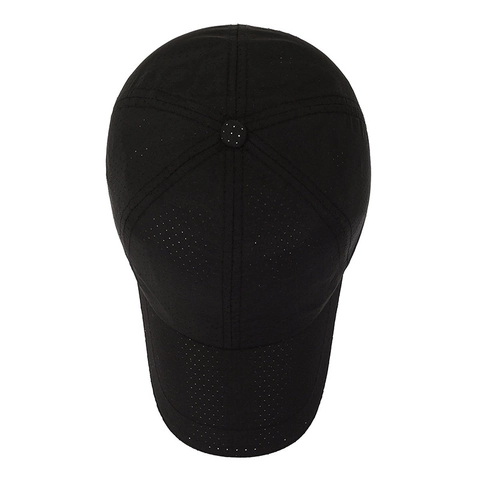 Laser Perforated Breathable Baseball Cap Polyester Quick Dry Sun Protection Outdoor Sports Solid Color Adjustable Hat