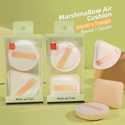 Marshmallow Make-Up Poederdons Rubycell Niet Latex Hoge Elasticiteit Foundation Gezichtspoeder Tool Met Lint Handvat Zacht