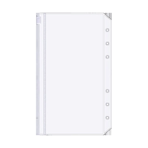 Διαφανείς Θήκες Binder Από PVC Τσάντες Με Φερμουάρ Θήκες Καρτών Και Μαλακοί Χάρακες Για Σημειωματάριο