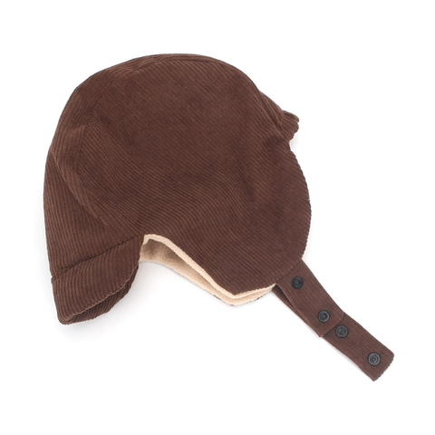 Cappello Da Trapper Invernale Per Bambini In Velluto A Coste Berretto Da Aviatore Termico Con Fodera In Pelliccia Sintetica Paraorecchie Per Ragazzi Ragazze
