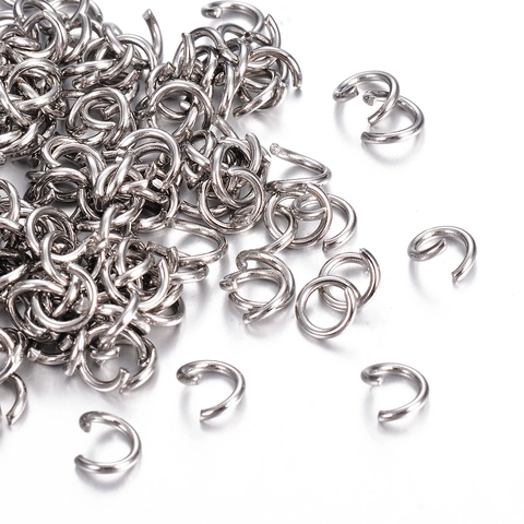 Open Jump Rings Stainless Steel Connectors For DIY Jewelry Making Handmade Bracelet Necklace Findings