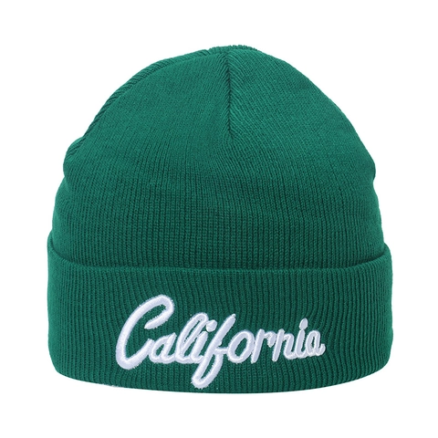 Σκούφος Beanie Με Κέντημα Γράμματα California Πλεκτό Ακρυλικό Χειμερινό Ζεστό Casual Unisex