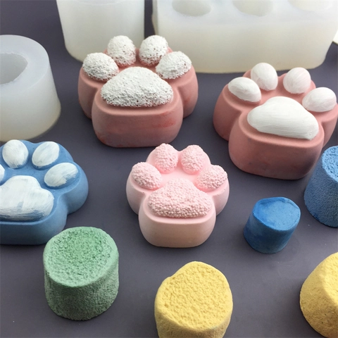 Katzenpfote Silikonform Für DIY Marshmallow Schokolade Fondant Pudding Kerze Seife Backwerkzeug Hitzebeständig