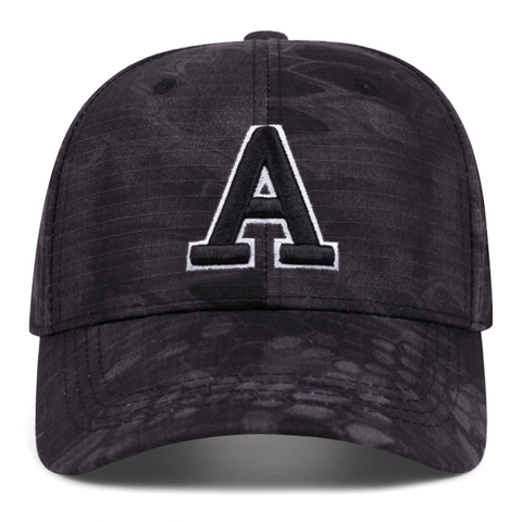 Cappello Da Baseball Mimetico Cotone Regolabile Protezione Solare Ricamo Lettera 3D Cappello Sportivo Esterno Uomo