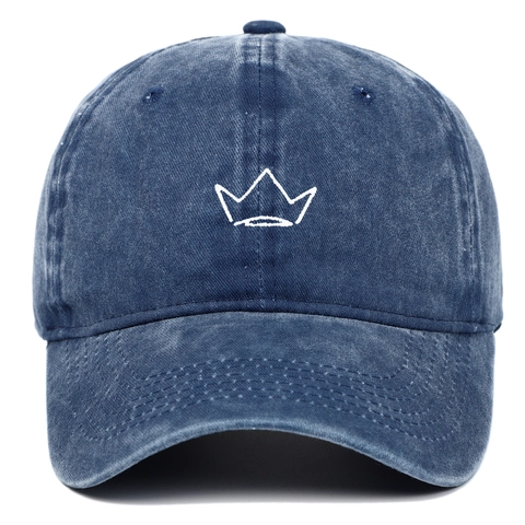 Gorra De Béisbol Bordada Con Corona Algodón Lavado Ajustable Retro Vintage Gorra Para Sol Para Hombres Mujeres