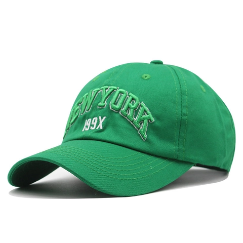 Casquette De Baseball Broderie New York 199X Coton Réglable Rétro Respirante Sport Chapeau Soleil
