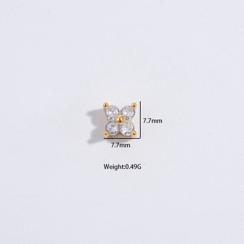 Elegant 925 Sterling Silver Four Leaf Clover Zirconia Pendant Necklace For Women Exquisite Flower Dainty Chain Jewelry Gift