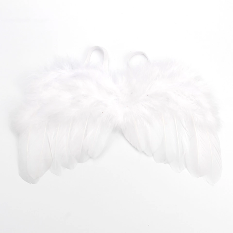 Angel Feather Wings Newborn Photography Props Baby Photo Shoot Costume Dress Up Accessory