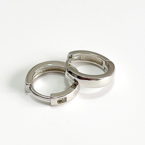 Minimalistische Polierte Creolen 925 Sterlingsilber Kleine Huggie Stil Schmuck Für Damen
