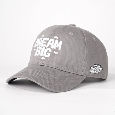 Casquette De Baseball Broderie Dream Big Réglable Protection Solaire Rétro Streetwear Chapeau