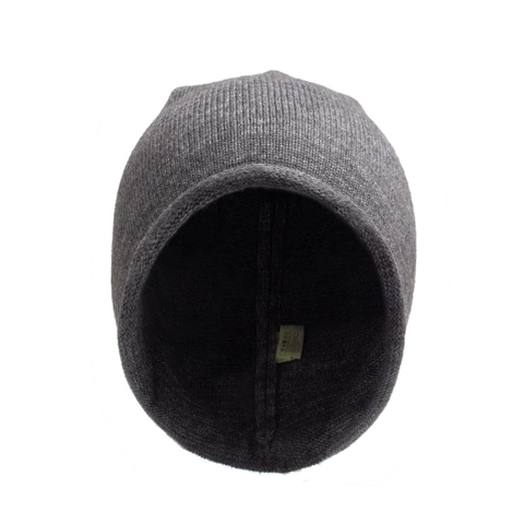 Gorro Beanie Holgado De Punto Mezcla De Lana Cálido Invierno Borde Enrollado Color Sólido Accesorio Casual Para Mujeres Hombres