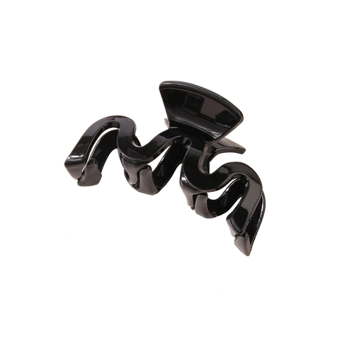 Wellenförmige Haarklammern Große Kunststoff Harz Hai Haargreifer Einfache Elegante Haar Accessoires Für Damen Mädchen