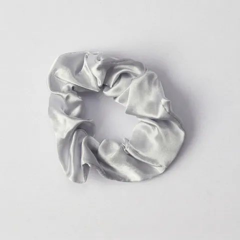 Satin Hair Scrunchies French Vintage Elastic Hair Ties Soft Silk-Like Ponytail Holder Hair Accessories For Women Daily Styling