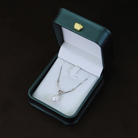 Elegante Sieraden Geschenkdoos Voor Ketting Ring Oorbel Opslag Luxe PU Leer Kraftpapier Display Verpakking Case Organizer