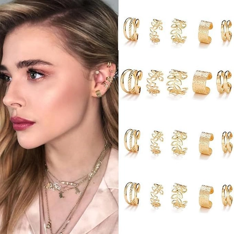 Hollow Out Metal Braid Rings Hair Cuffs Jewelry Filigree Crown Leaf Dreadlock Accessories Adjustable Extensions For Women Girls
