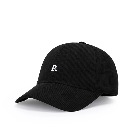 Casquette De Baseball En Velours Côtelé Lettre R Broderie Réglable Automne Hiver Chapeau Chaud Hommes Femmes Casual
