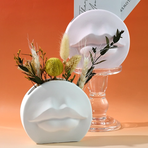 Lip Shape 3D Silicone Mold For Resin Casting And Plaster Crafting DIY Storage Box Flower Vase Desktop Ornament Home Decor