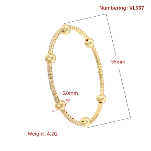 Collana Choker In Rame Con Pavé Di Zirconi E Perle Di Metallo E Bracciale Rigido Aperto Regolabile Gioielli Per Donne
